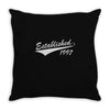 21st birthday apron established 1997 Throw Pillow