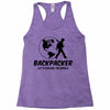Backpacker Let's Explore The World Racerback Tank