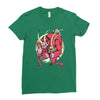 krampus (blood red) Ladies Fitted T-Shirt