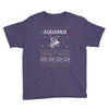 aquarius christmas ugly sweater Youth Tee