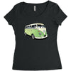 vw camper van, ideal gift or birthday present Women's Triblend Scoop T-shirt