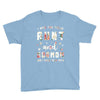 i have two titles aunt and dogmom and i rock them both with roses Youth Tee