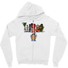 potato family Zipper Hoodie