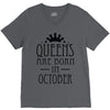 queens are born in october (2) V-Neck Tee