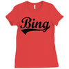 bing Ladies Fitted T-Shirt