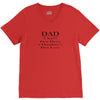 dad a sons first hero V-Neck Tee