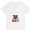 Vesikalik maymun V-Neck Tee
