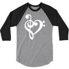 musik notes 3/4 Sleeve Shirt