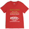 Sagittarius Hated By Many Wanted By Plenty Disliked By Some Confronted V-Neck Tee
