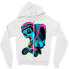 panda rider Zipper Hoodie