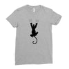Grabing Cat Ladies Fitted T-Shirt