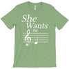 she wants the d black T-Shirt