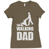 fathers day gift   the walking dad Ladies Fitted T-Shirt