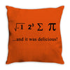 i ate sum pi t shirt s m l xl 2xl 3xl funny nerdy geeky college awesom Throw Pillow