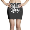 white lion Mini Skirts