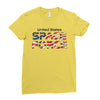 United States Space Force American Flag Ladies Fitted T-Shirt