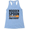 wooden spoon survivor (2) Racerback Tank
