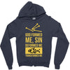 deformed jesus Zipper Hoodie