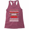 santa only comes once a year mimi is always here to cheer Racerback Tank