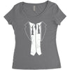 disheveled tuxedo Women's Triblend Scoop T-shirt