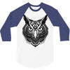 owl ornate 3/4 Sleeve Shirt