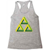 triforce illusion zelda Racerback Tank
