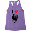 i love cock Racerback Tank