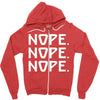 nope nope nope Zipper Hoodie