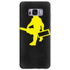 sasquatch guitar gear  funny bigfoot yeti comic monster retro Samsung Galaxy S8 Plus