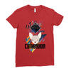 who loves chihuahua Ladies Fitted T-Shirt