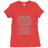 nurse knows whats going on Ladies Fitted T-Shirt