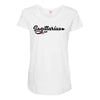 sagittarius violet Maternity Scoop Neck T-shirt