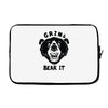 grin and bear it Laptop sleeve