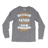 Super Cool Father Of A Freaking Awesome Son Long Sleeve Shirts