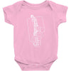 saxophone player Baby Onesie
