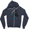 alien eats alien Zipper Hoodie