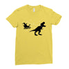 noel dinosaur Ladies Fitted T-Shirt