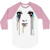 watercolor eyes 3/4 Sleeve Shirt