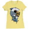 shark Ladies Fitted T-Shirt