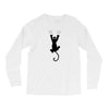 Grabing Cat Long Sleeve Shirts