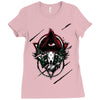 illuminati damage Ladies Fitted T-Shirt