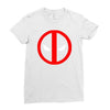 deadpool logo avengers marvel comics gift Ladies Fitted T-Shirt