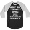 Super August Girl 3/4 Sleeve Shirt