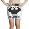 Training to be Like All Might Mini Skirts