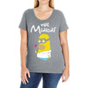 simpsons minion movie parody homer funny Ladies Curvy T-Shirt