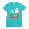 you cant scare principal Ladies Fitted T-Shirt