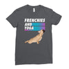 frenchies and yoga Ladies Fitted T-Shirt