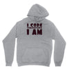 i code therefore i am Unisex Hoodie