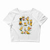 patriotic partying Crop Top
