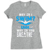why do i swim why do you breath Ladies Fitted T-Shirt